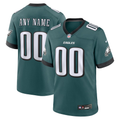 Men's Philadelphia Eagles Midnight Green Custom Game Jersey