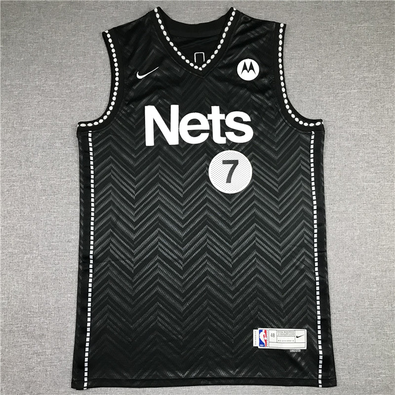 Men's Brooklyn Nets Kevin Durant Black 2020/21 Swingman Player Jersey