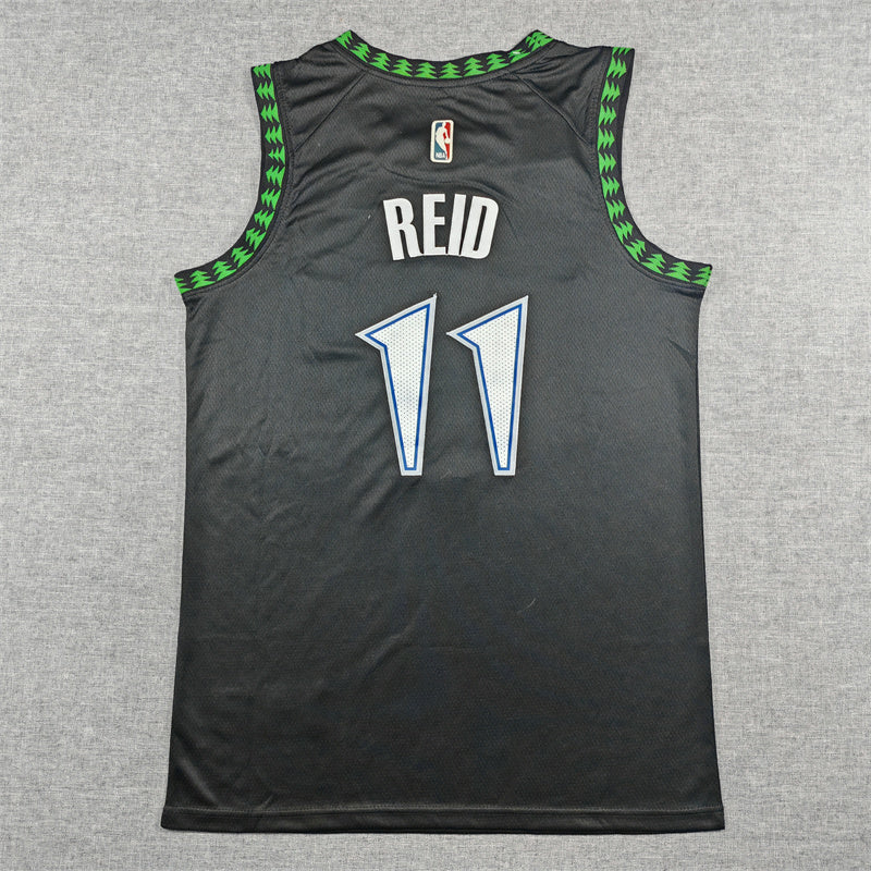 Men's Minnesota Timberwolves Naz Reid Black Swingman Jersey - Classic Edition