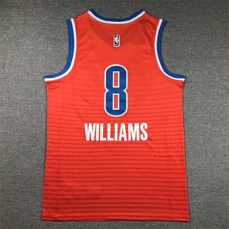 Men's Oklahoma City Thunder Jalen Williams Orange 2022/23 Swingman Jersey - Statement Edition