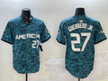 Men's American League Vladimir Guerrero Jr. Teal 2023 MLB All-Star Game Limited Player Jersey