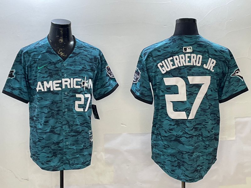 Men's American League Vladimir Guerrero Jr. Teal 2023 MLB All-Star Game Limited Player Jersey
