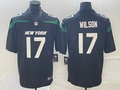 Men's New York Jets Garrett Wilson Stealth Black Alternate Vapor Untouchable Limited Jersey