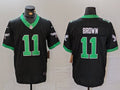 Men's Philadelphia Eagles A.J. Brown Black Vapor F.U.S.E. Limited Jersey