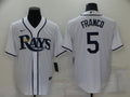 Men's Tampa Bay Rays Wander Franco White Replica Baseball Jersey
