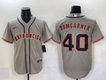 Men's San Francisco Giants Madison Bumgarner Gray Replica Player Jersey