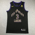 Men's Los Angeles Lakers Anthony Davis Black 2023/24 Swingman Jersey - City Edition