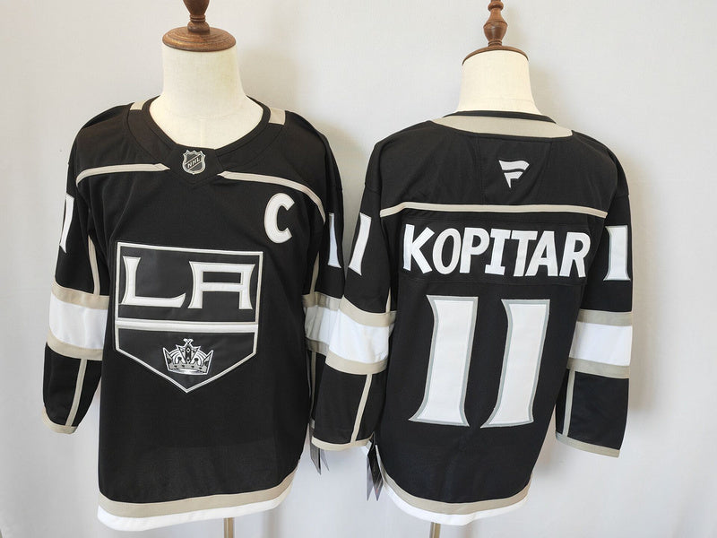 Men's Los Angeles Kings Anze Kopitar Fanatics Black Player Game Jersey