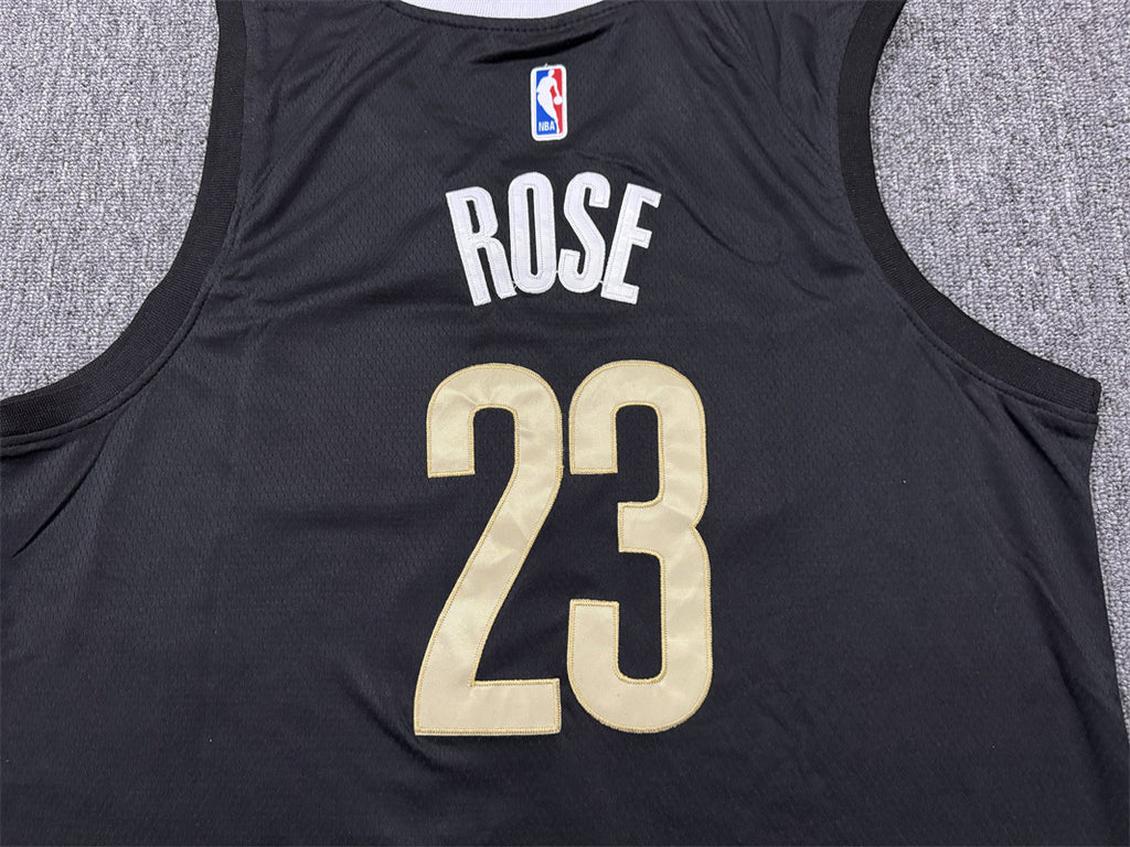 Men's Memphis Grizzlies Derrick Rose Black 2023/24 Swingman Jersey - City Edition