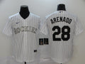 Men's Colorado Rockies Nolan Arenado White Replica Baseball Jersey