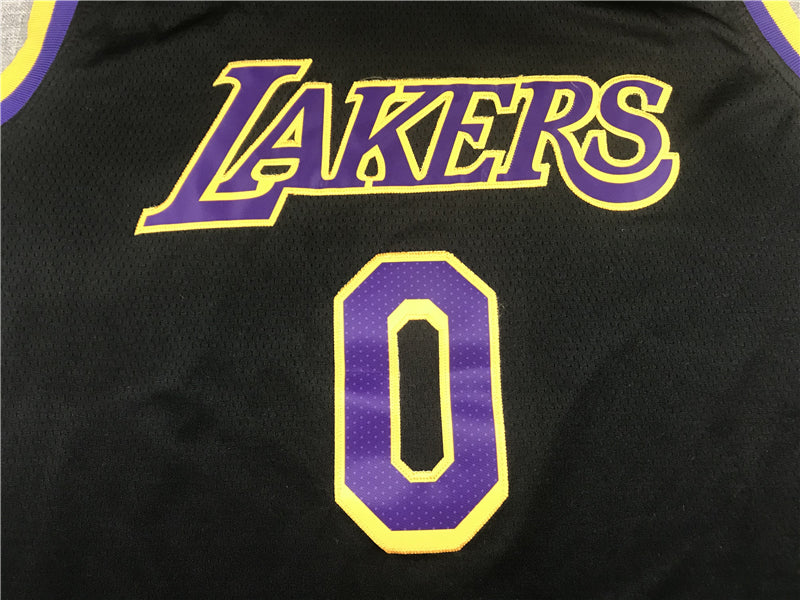 Men's Los Angeles Lakers Russell Westbrook Black 2020/21 Swingman Player Jersey