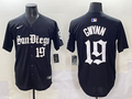 Men's San Diego Padres Tony Gwynn Black Player Game Jersey