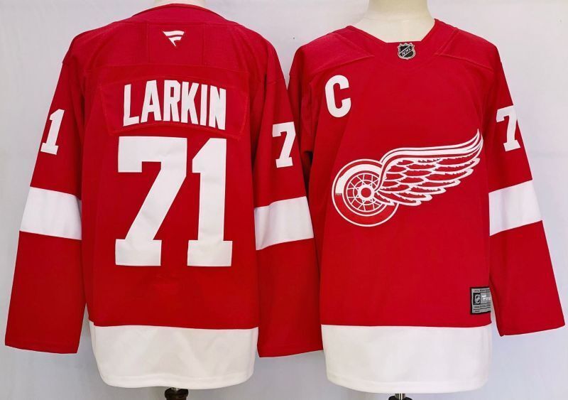 Men's Detroit Red Wings Dylan Larkin Fanatics Red Player Game Jersey