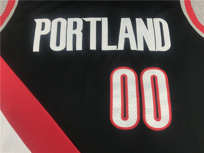 Men's Portland Trail Blazers Carmelo Anthony Black Swingman Fashion Jersey