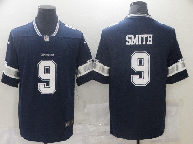 Men's Dallas Cowboys Emmitt Smith Navy Game Player Jersey