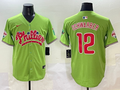 Men's Philadelphia Phillies Kyle Schwarber Green Player Jersey