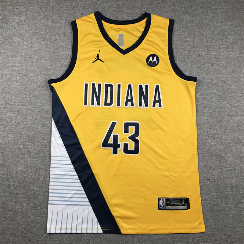 Men's Indiana Pacers Pascal Siakam Gold Swingman Jersey - Statement Edition