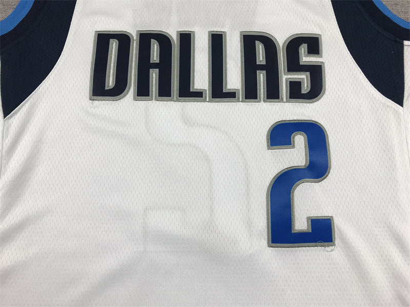 Men's Dallas Mavericks Kyrie Irving White Fast Break Replica Jersey - Association Edition