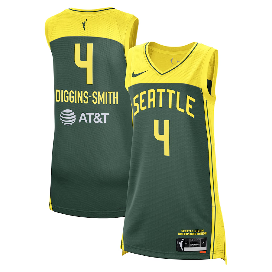 Men's Seattle Storm Skylar Diggins-Smith Green Explorer Edition Victory Player Jersey