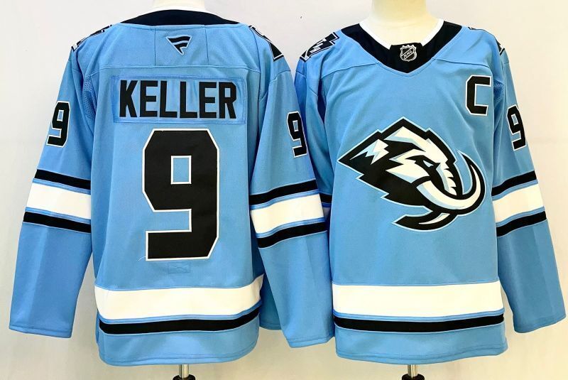 Men's Utah Mammoth Clayton Keller Fanatics Blue Player Jersey