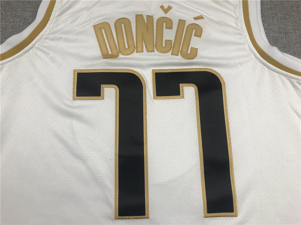 Men's Dallas Mavericks Luka Doncic White Replica Jersey