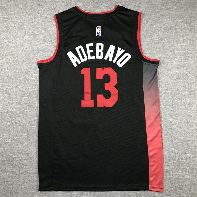 Men's Miami Heat Bam Adebayo Black 2023/24 Swingman Jersey - City Edition