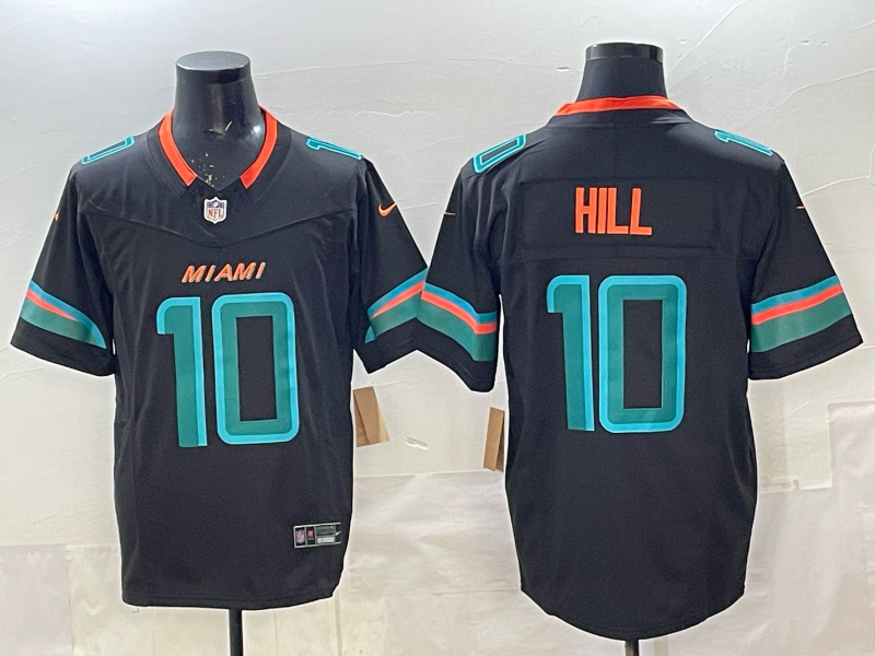 Men's Miami Dolphins Tyreek Hill Pitch Blue 2025 Rivalries Collection Limited Jersey
