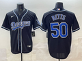 Men's Los Angeles Dodgers Mookie Betts Black Replica Player Jersey