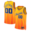 Men's Charlotte Hornets Orange 2025/26 City Edition Swingman Custom Jersey