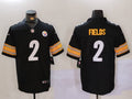 Men's Pittsburgh Steelers Justin Fields Black Player Jersey