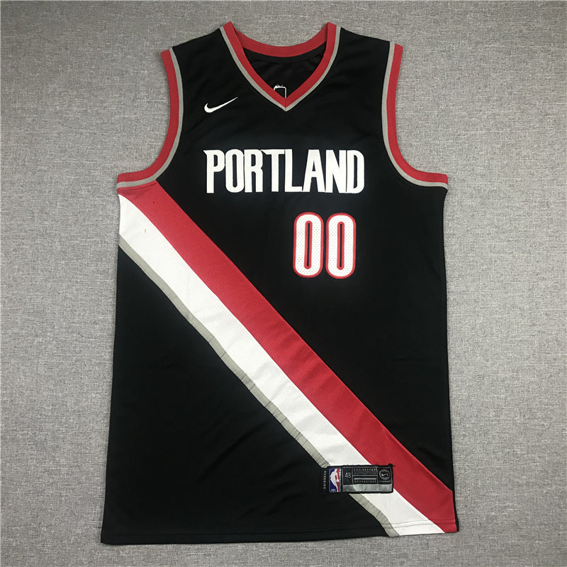 Men's Portland Trail Blazers Carmelo Anthony Black Swingman Fashion Jersey