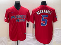Men's 2023 World Baseball Classic Enrique Hernandez Puerto Rico Red Jersey