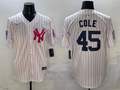 Men's New York Yankees Gerrit Cole White Team Player Jersey