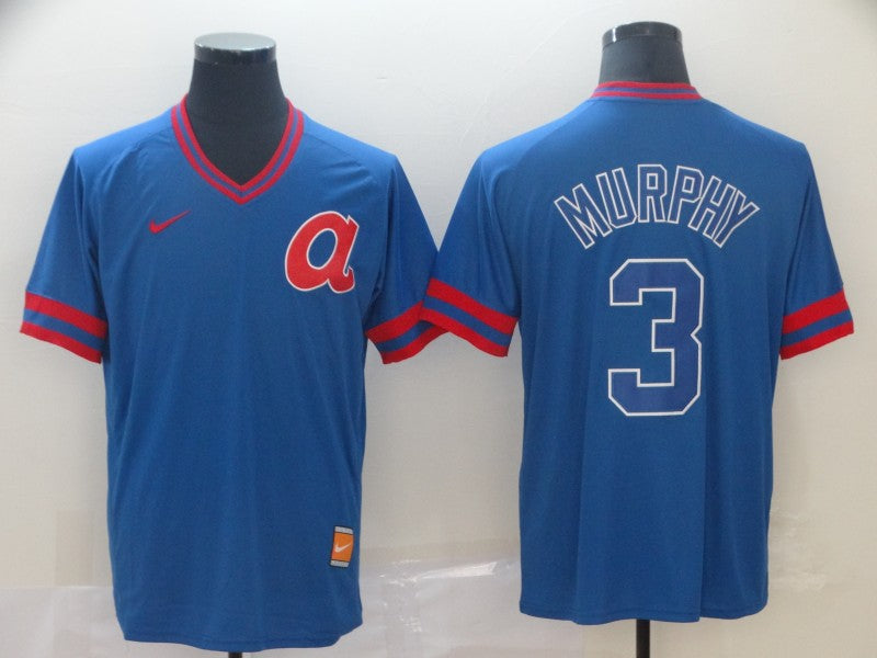 Men's Atlanta Braves Dale Murphy Blue Replica Player Jersey