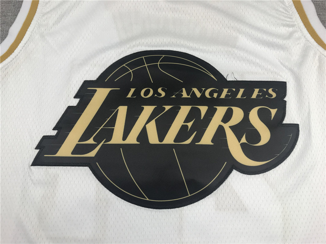 Men's Los Angeles Lakers Kobe Bryant White Swingman Jersey