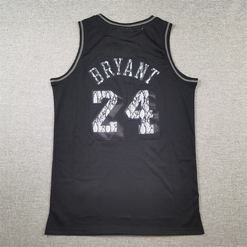 Men's Los Angeles Lakers Kobe Bryant Black 1996/97 Hardwood Classics Swingman Jersey