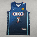 Men's Oklahoma City Thunder Chet Holmgren Navy 2025/26 Swingman Jersey - City Edition