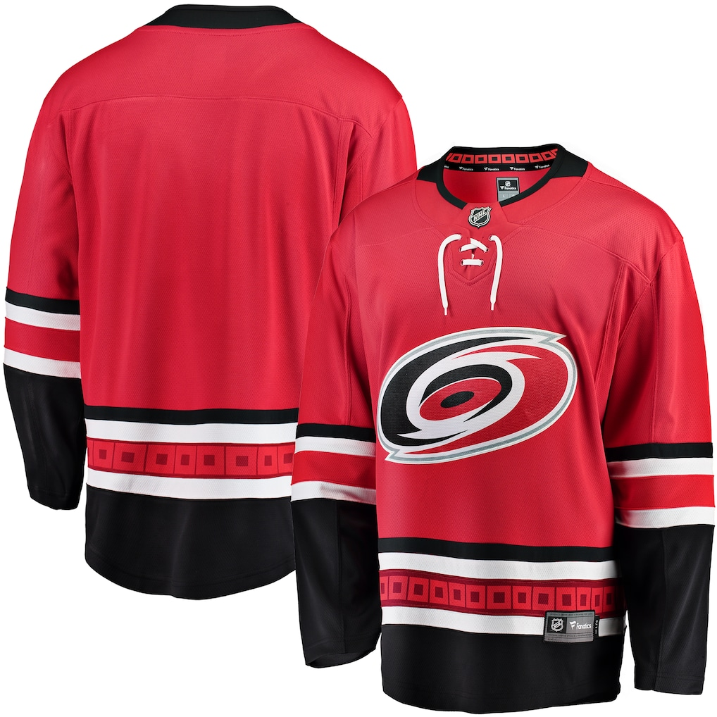 Men's Carolina Hurricanes Fanatics Red Blank Jersey