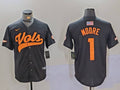 Men's Tennessee Volunteers Christian Moore Gray Game Jersey