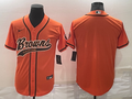 Men's Cleveland Browns Orange Blank Jersey