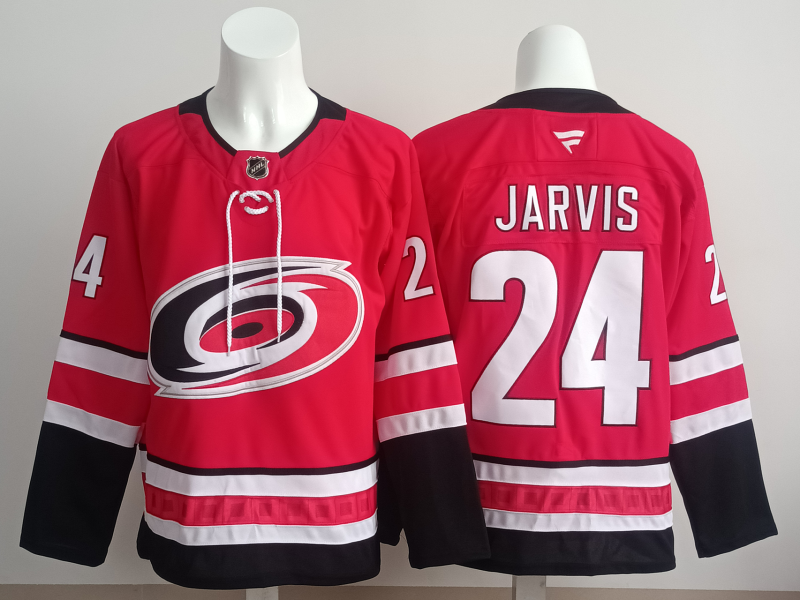 Men's Carolina Hurricanes Seth Jarvis Fanatics Red Jersey