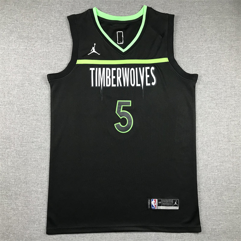 Men's Minnesota Timberwolves Anthony Edwards Black 2022/23 Swingman Jersey - Statement Edition