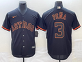 Men's Houston Astros Jeremy Pena Black Authentic Game Jersey