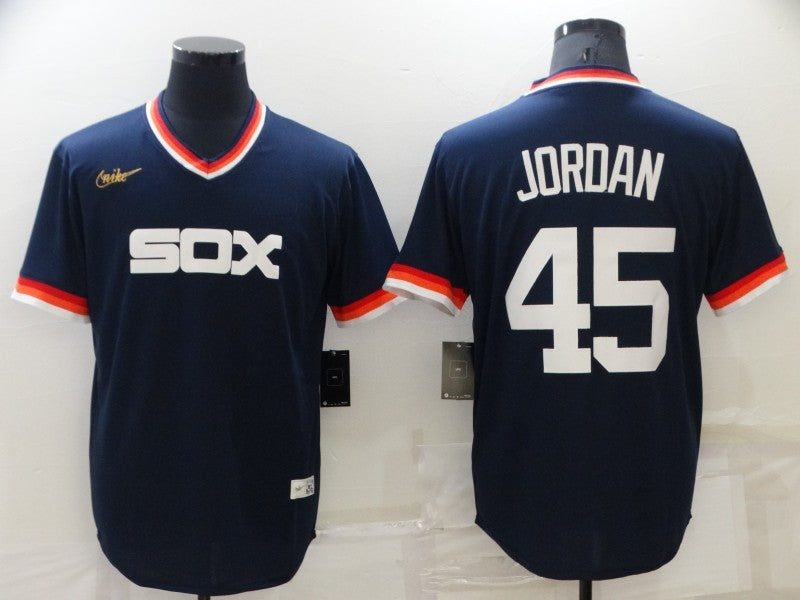 Men's Chicago White Sox Michael Jordan Navy Replica Player Jersey