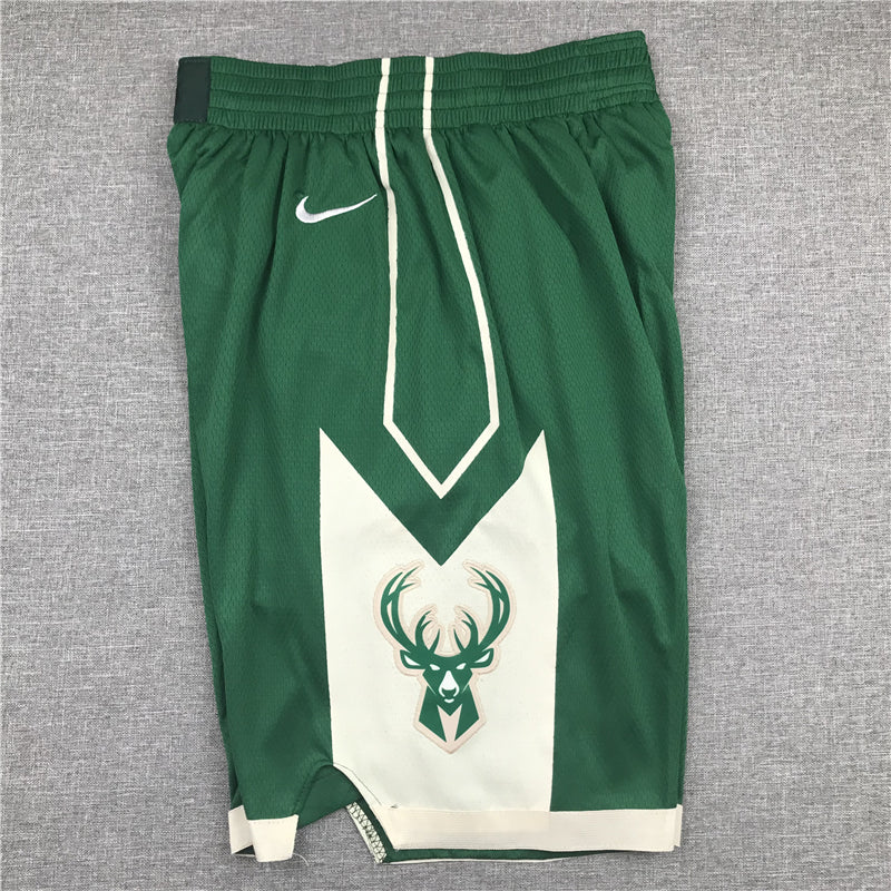 Men's Milwaukee Bucks Green Basketball Shorts