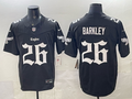 Men's Philadelphia Eagles Saquon Barkley Black Player Game Jersey