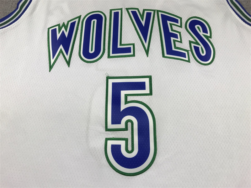 Men's Minnesota Timberwolves Anthony Edwards White Swingman Jersey