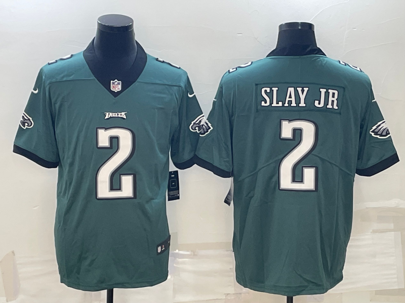 Men's Philadelphia Eagles Darius Slay Jr. Midnight Green Game Jersey