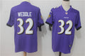 Men's Baltimore Ravens Eric Weddle Purple Game Jersey