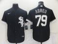 Men's Chicago White Sox Jose Abreu Black Replica Baseball Jersey